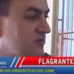 FLAGRANTE - AREMESSO DE DROGAS