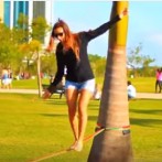 A PRATICA DO SLACKLINE VIRA FEBRE NOS PARQUES DE GUARAPUAVA
