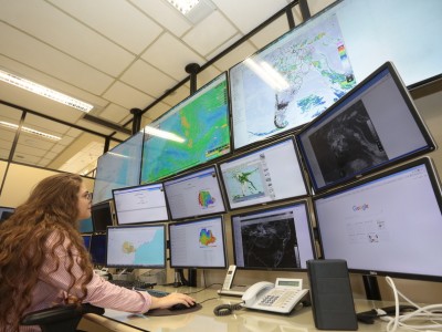 Radar da simepar. Curitiba,01/02/2018 Foto:Jaelson Lucas / ANPr